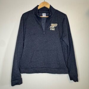Victoria's Secret PINK Purdue Boilers Quarter Zip Sweatshirt Size L